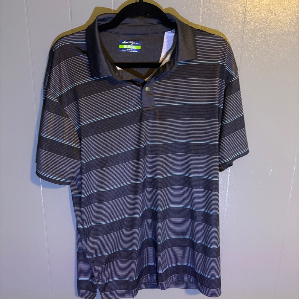 Ben Hogan - Men’s Performance Striped Polo - M